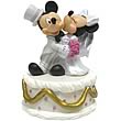 Disney Mickey and Minnie Mouse Wedding Mini Statue